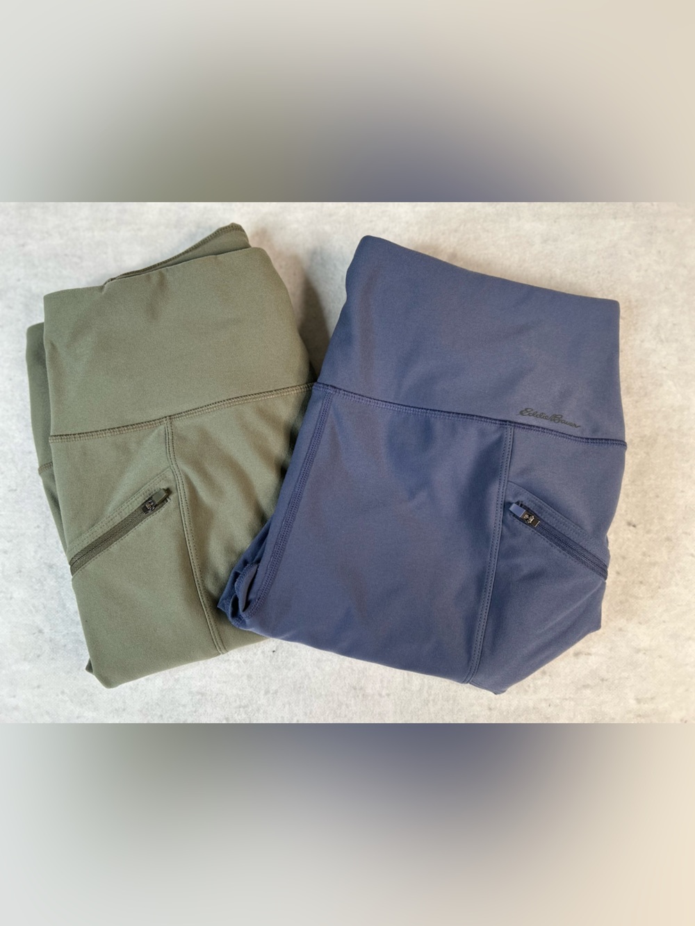 Eddie Bauer Pants Women’s Lot Of 2 Size LT (Tall) Blue Green Athletic Hiking